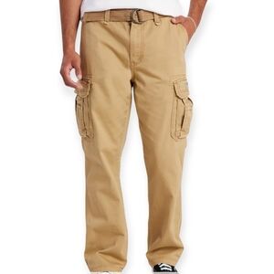 Unionbay NWT Survivor Cargo Pants for Men 40‎ x 34 Color Rye (Tan)